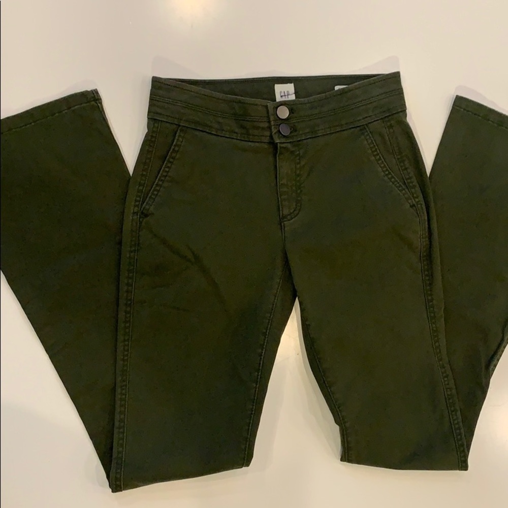 Gap Bootcut Army Green Pants